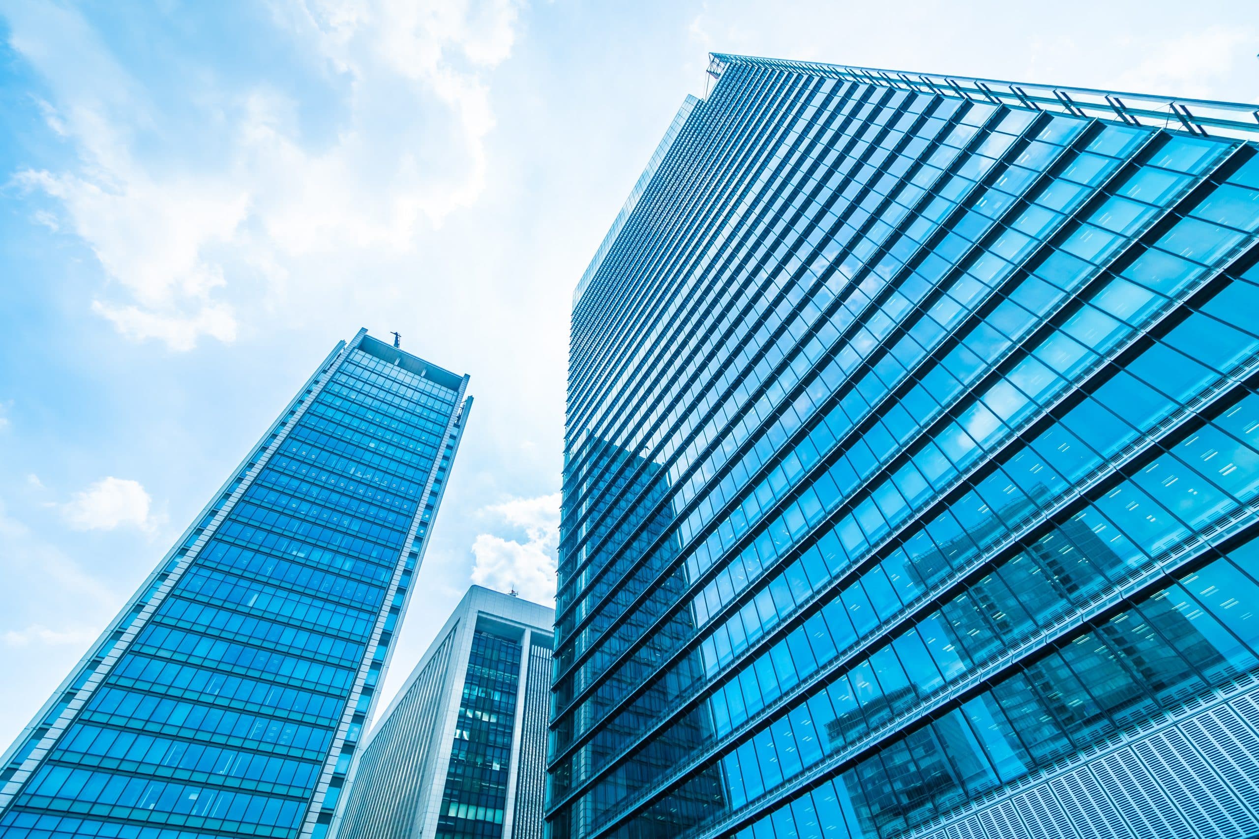 beautiful architecture office building skyscraper with window glass pattern scaled